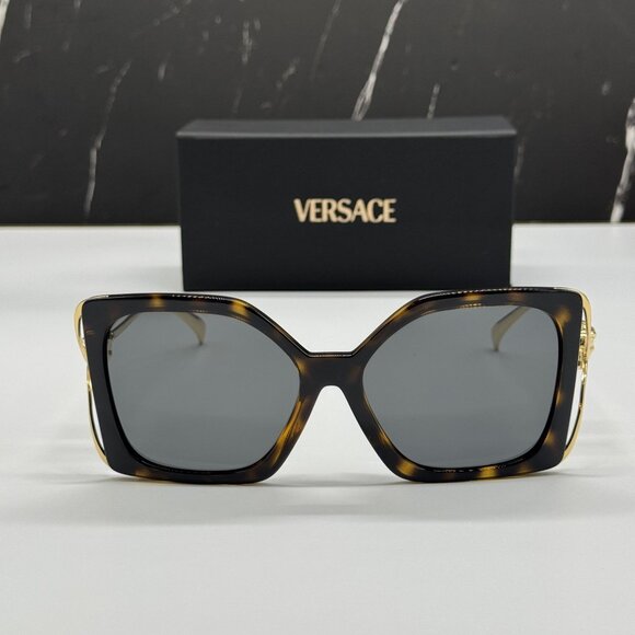 NEW VERSACE VE4502U 108/87 HAVANA GOLD WOMEN SUNGLASSES MOD 4502U 108/87 main image 10